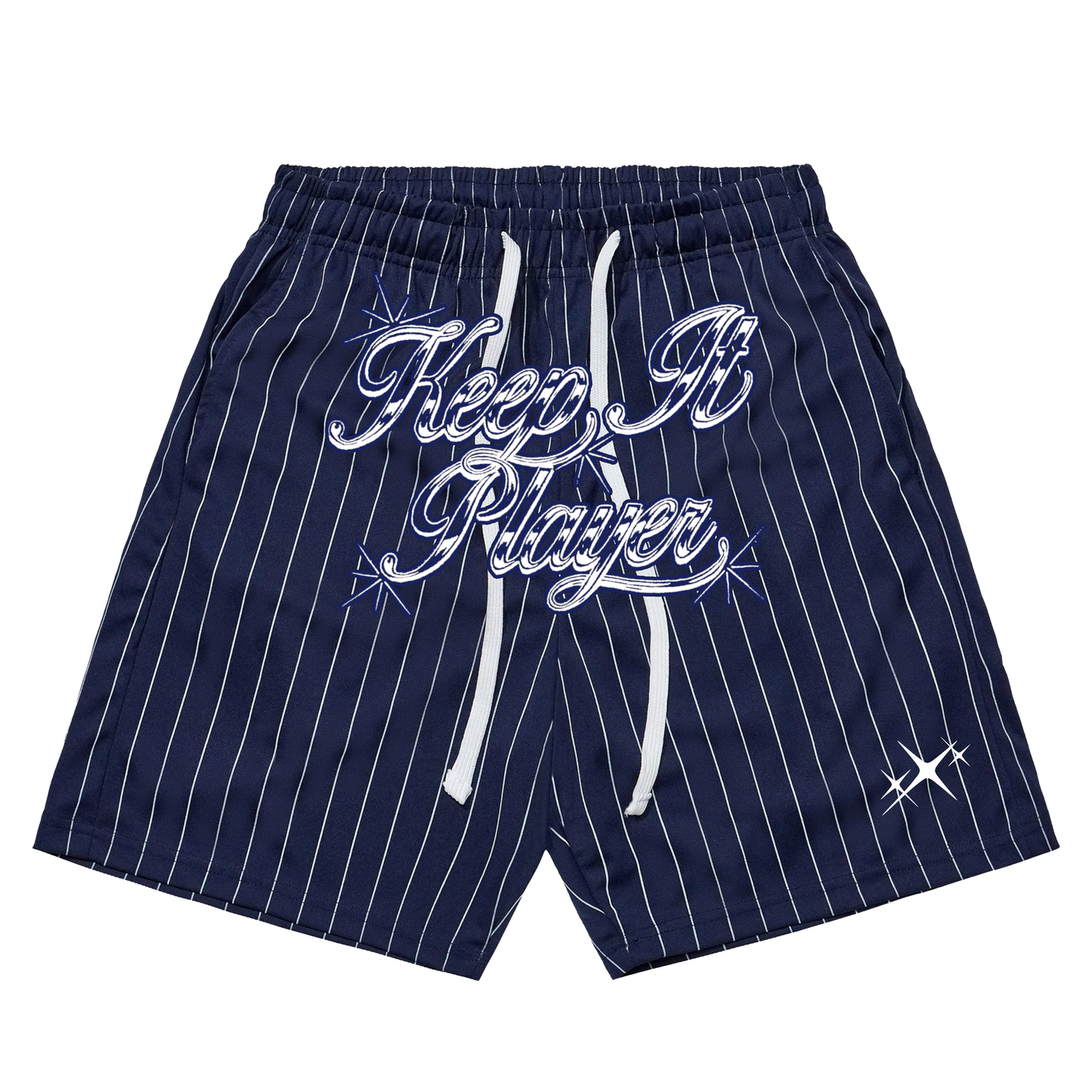 Pinstripe Shorts